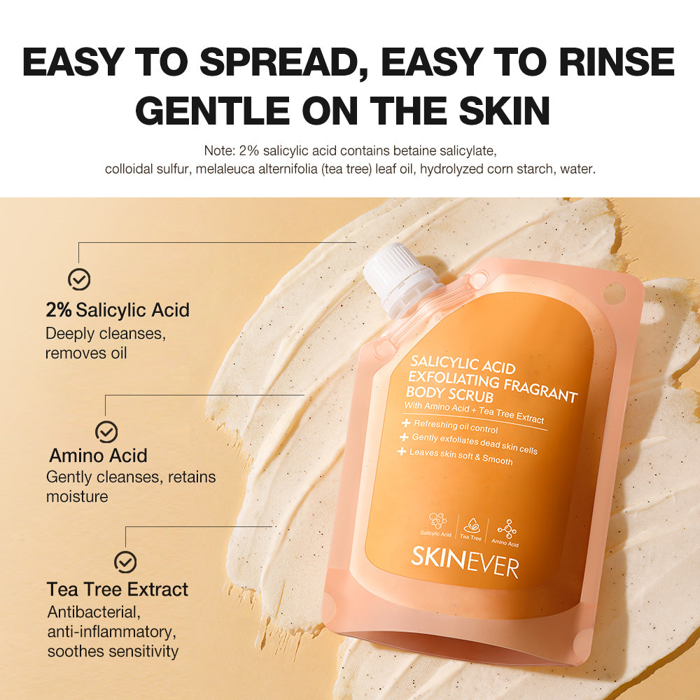 Skinever Salicylic Acid Body Scrub